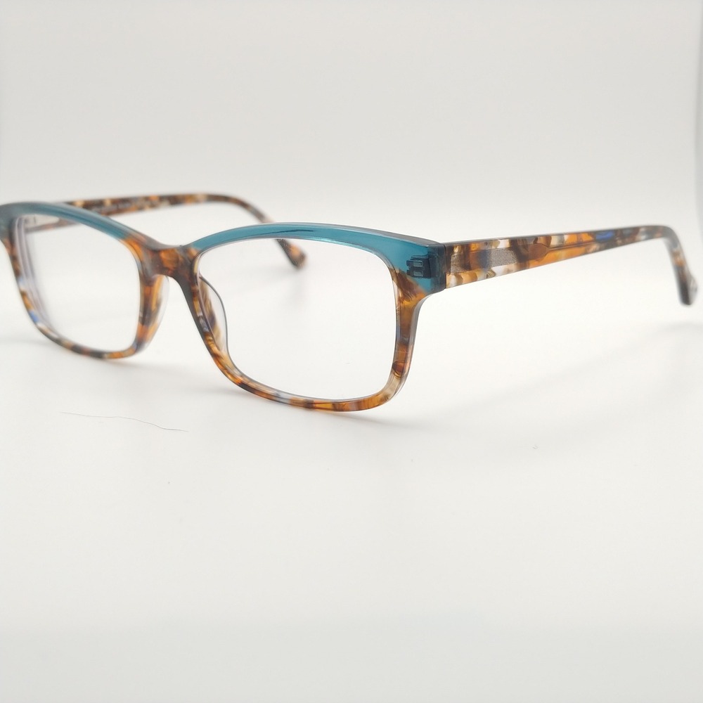 Chelsea Morgan Eyeglasses Frames Women 52-16-140 CM 202238 Blue Tortoise